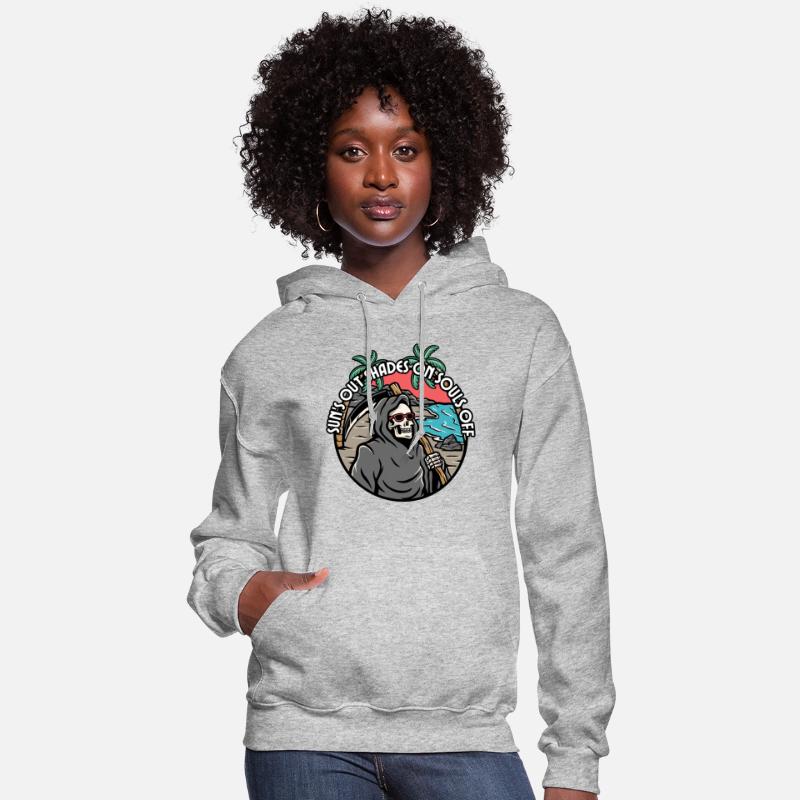 Sun Out Shade On Soul Off Funny Grim Reaper Summer