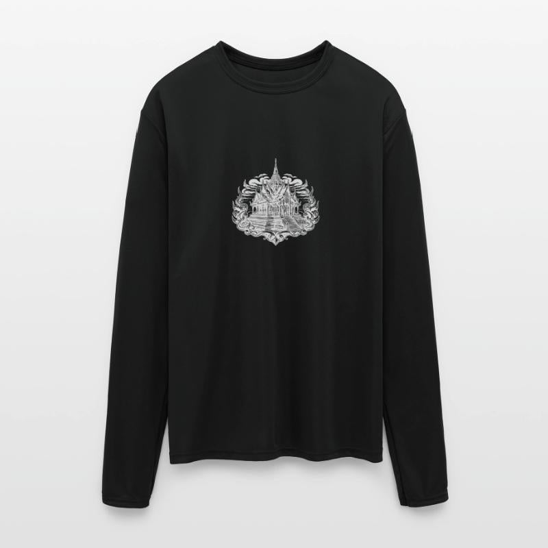 Sunset Behind Exotic Thailand Temple