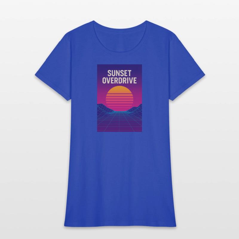 Sunset Overdrive – Vaporwave Summer Vibes Tee