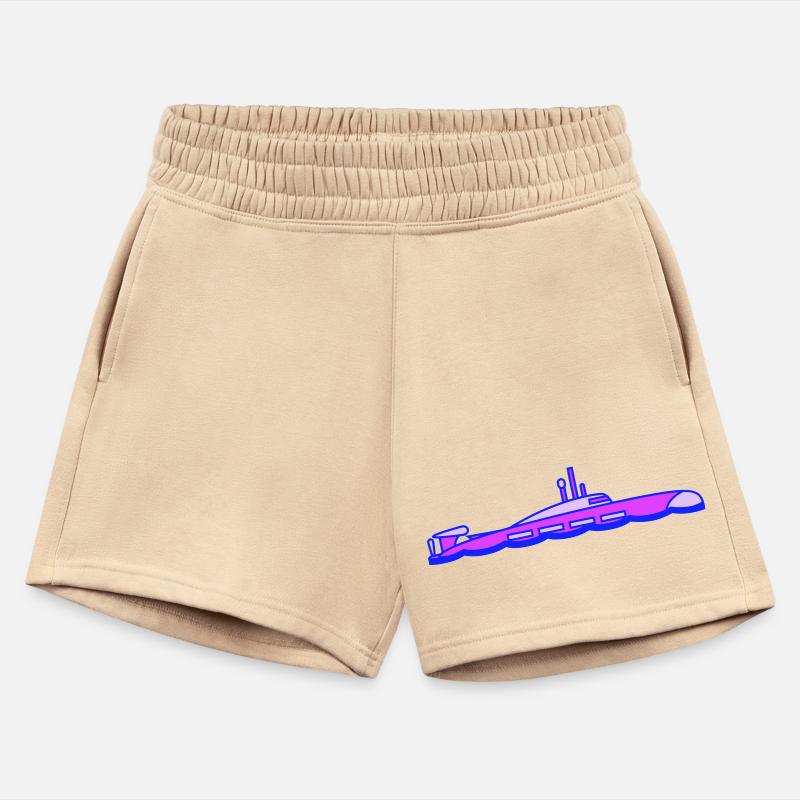 Surfaced Submarine Above Water Surface Dive Boat