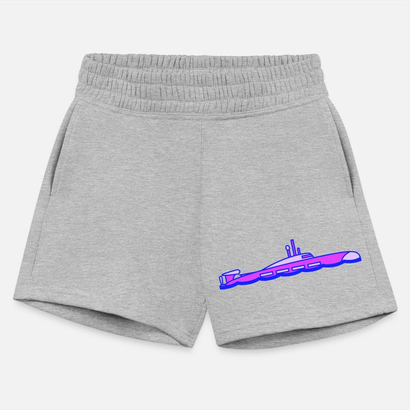 Surfaced Submarine Above Water Surface Dive Boat