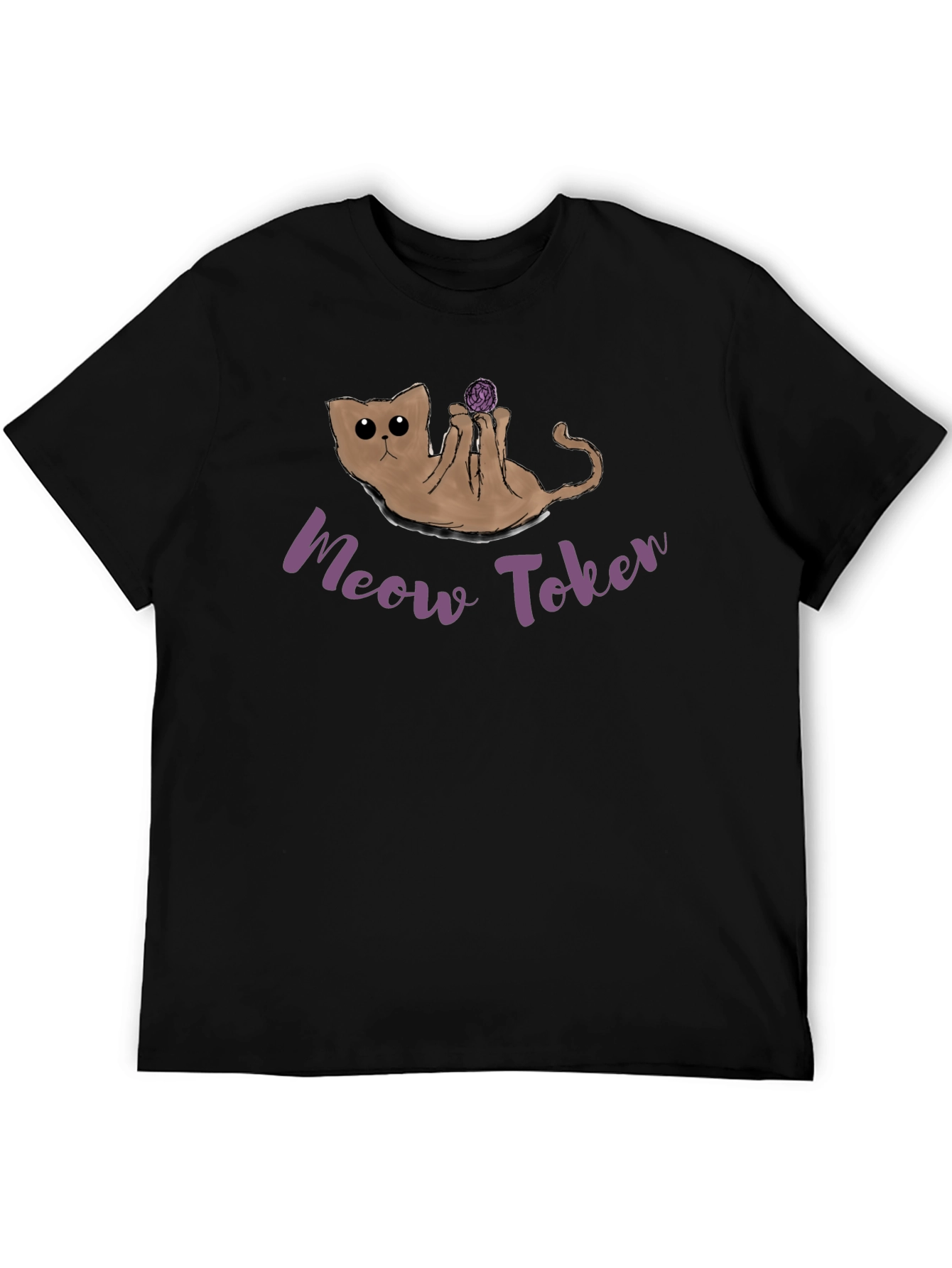 Meow Token Cat T-Shirt - Crypto Novelty Tee