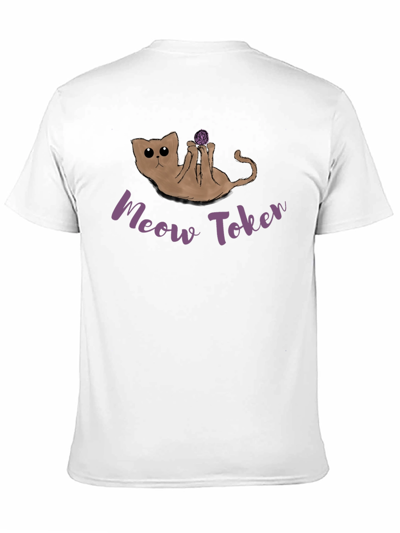 Meow Token Cat T-Shirt - Crypto Novelty Tee
