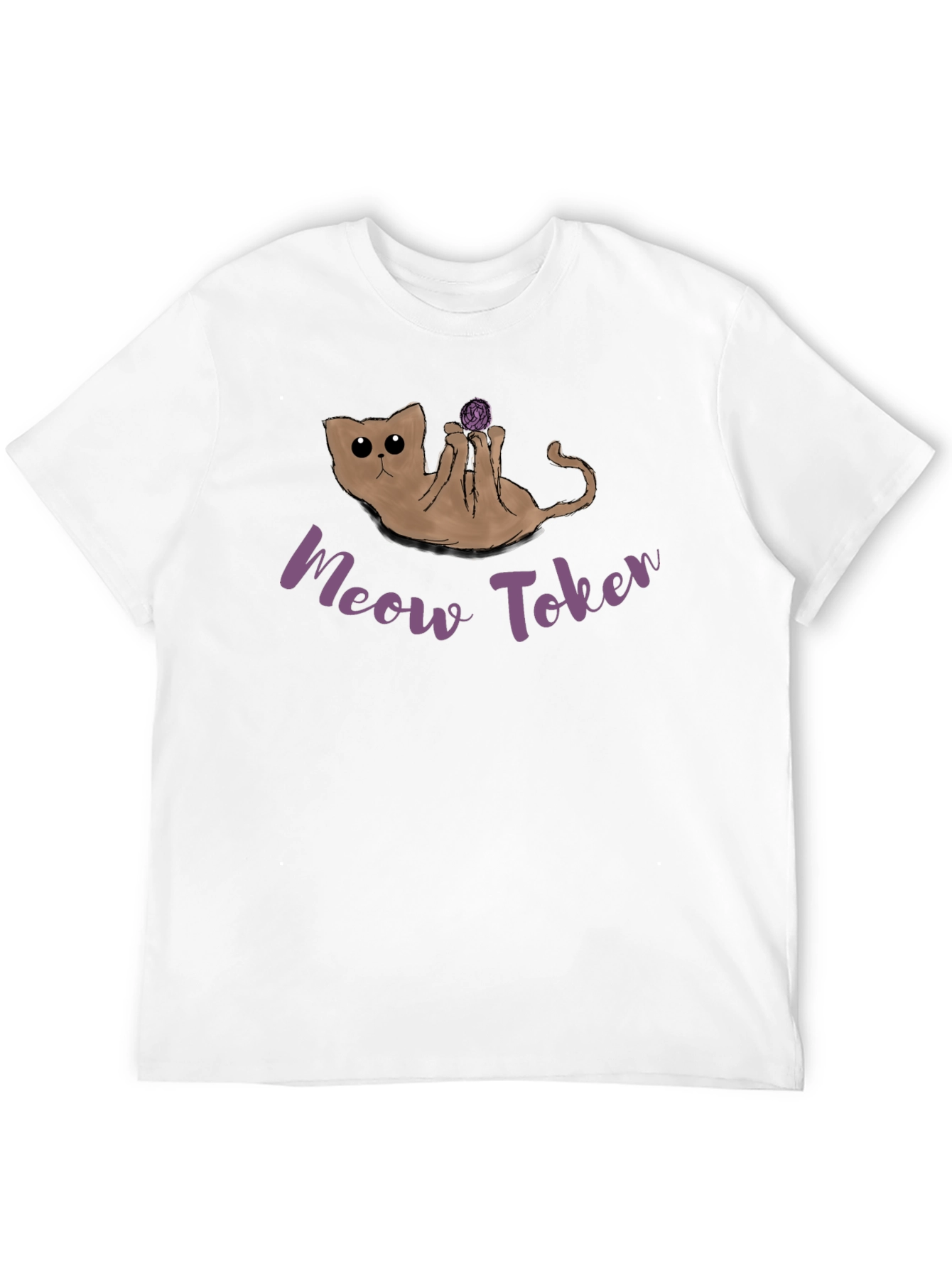 Meow Token Cat T-Shirt - Crypto Novelty Tee