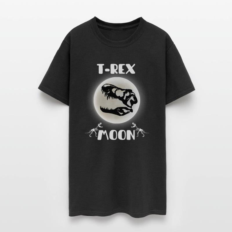 T-REX MOON FUNNY SKY DINOSAURE SUPER HERO