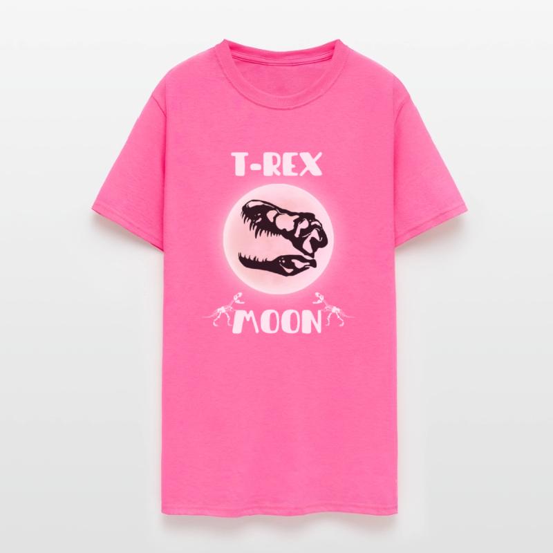 T-REX MOON FUNNY SKY DINOSAURE SUPER HERO