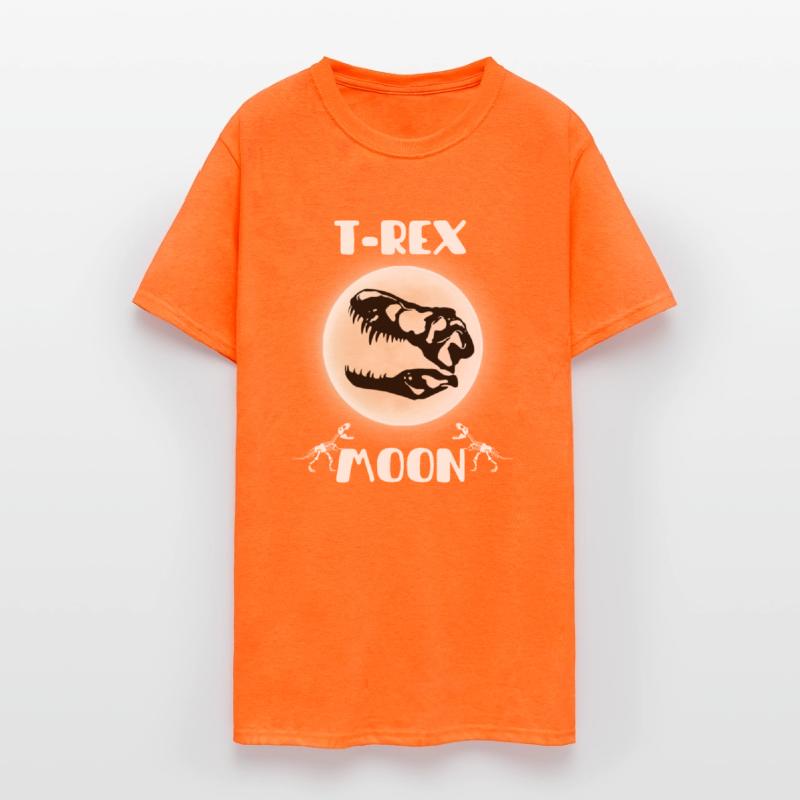 T-REX MOON FUNNY SKY DINOSAURE SUPER HERO