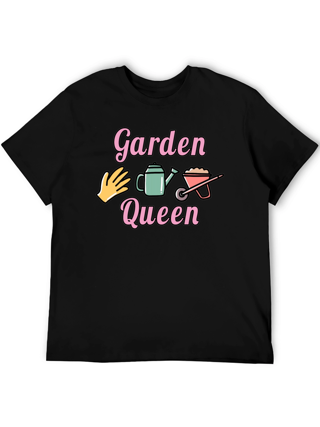 Garden Queen Graphic Tee - Black T-Shirt