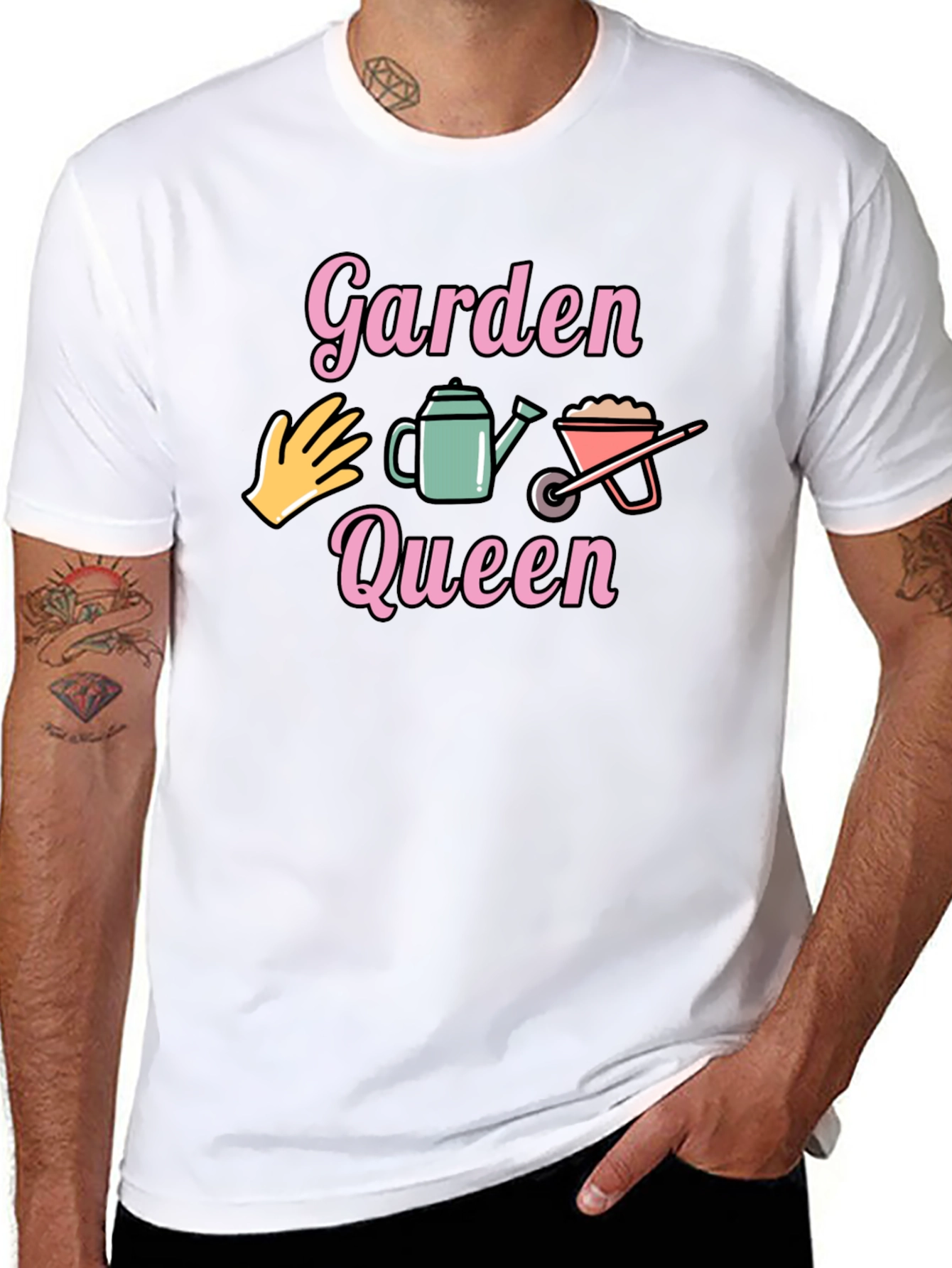 Garden Queen Graphic Tee - Black T-Shirt
