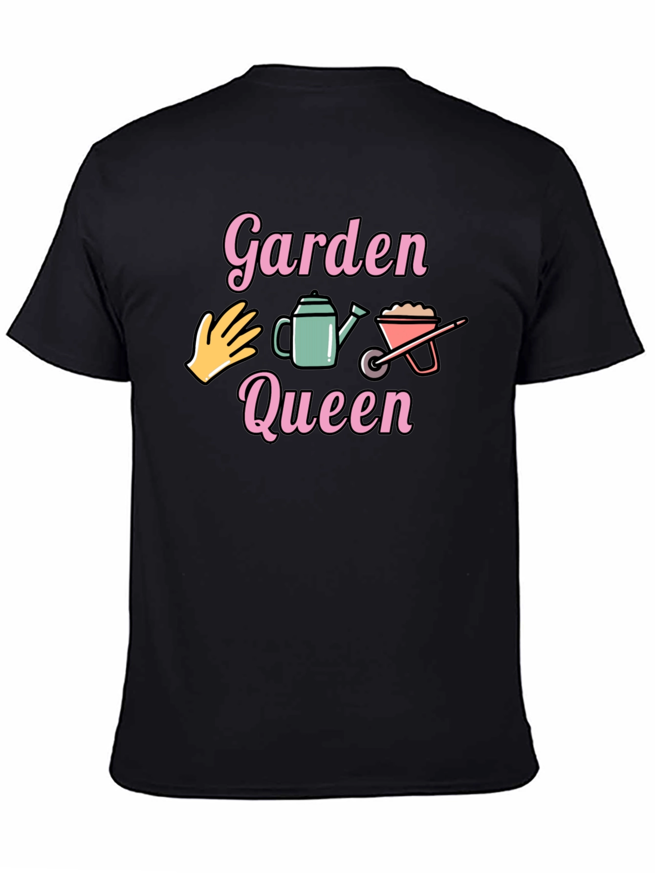 Garden Queen Graphic Tee - Black T-Shirt