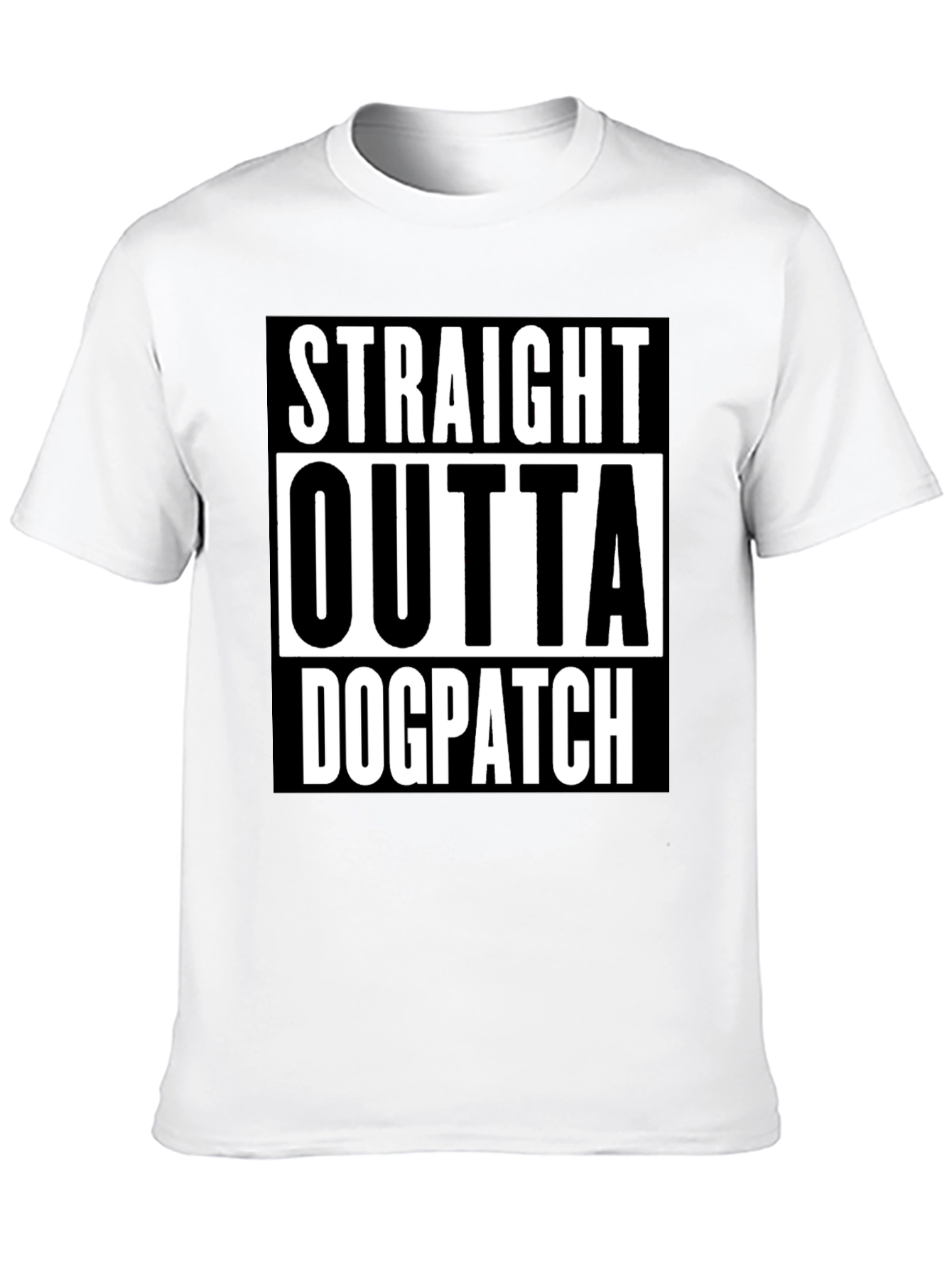 Straight Outta Dogpatch Black Graphic Tee