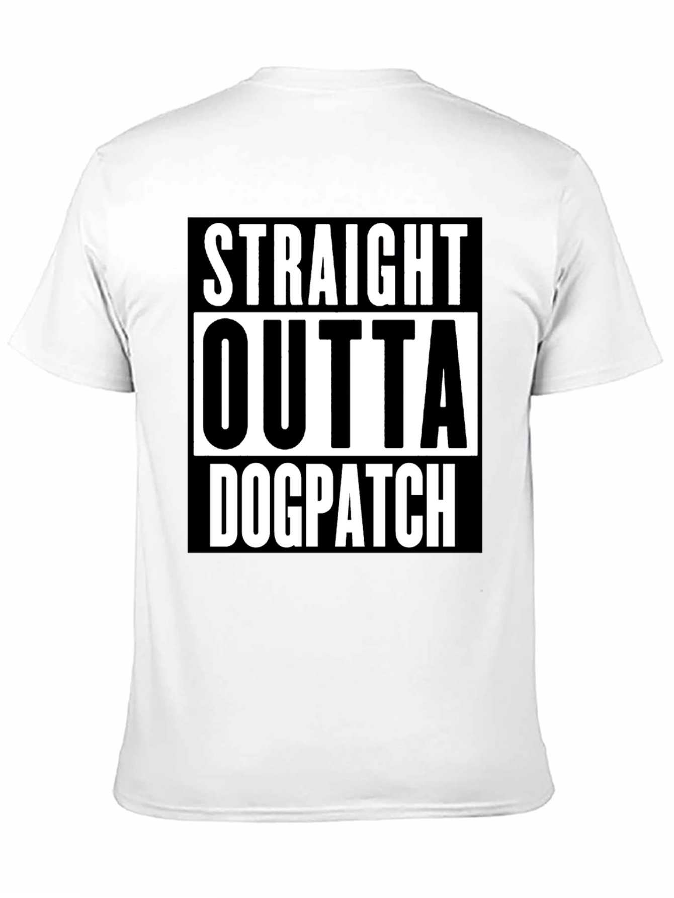 Straight Outta Dogpatch Black Graphic Tee