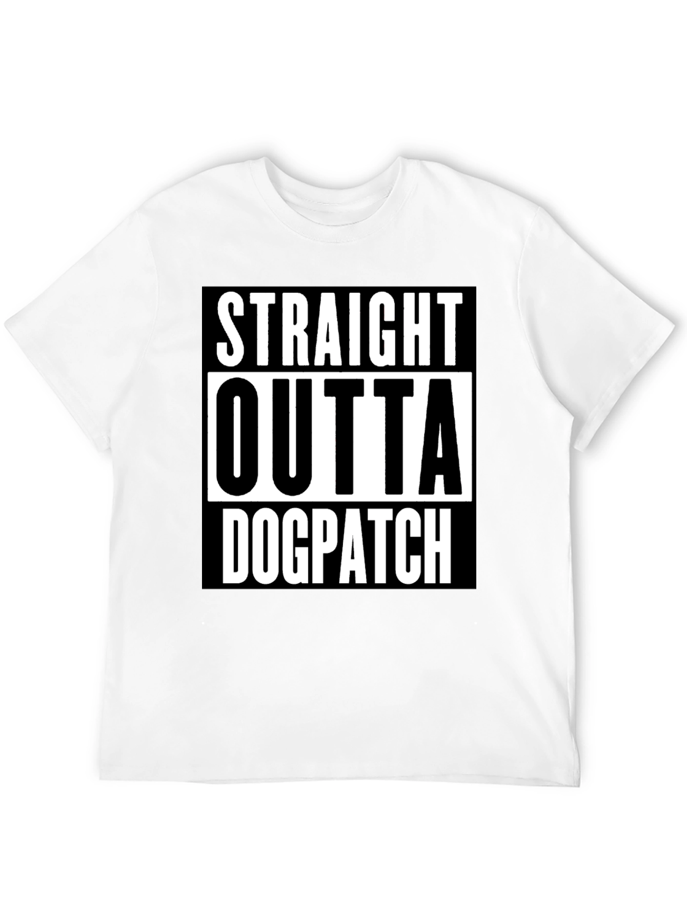 Straight Outta Dogpatch Black Graphic Tee