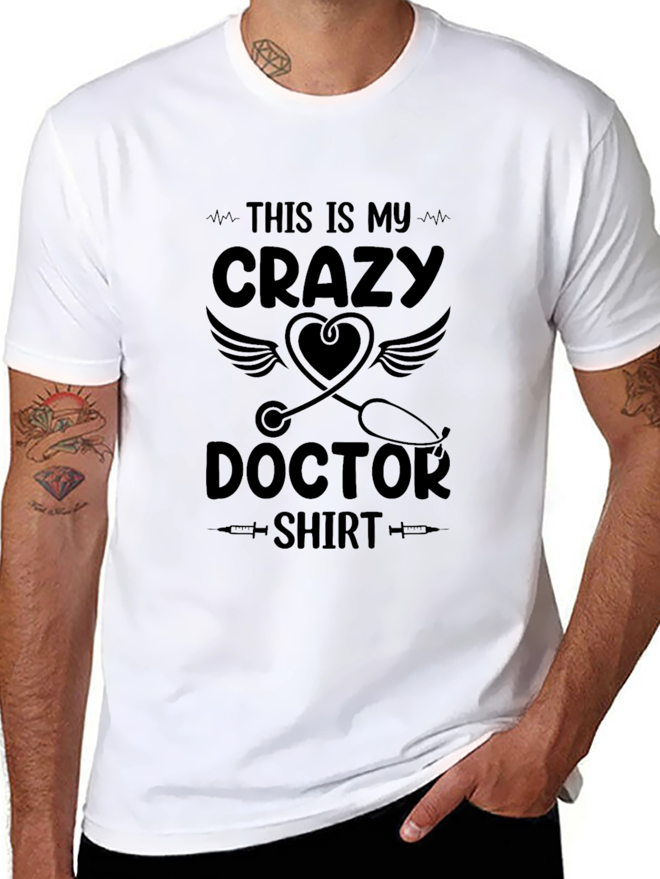 Crazy Doctor Shirt - Novelty Graphic Tee