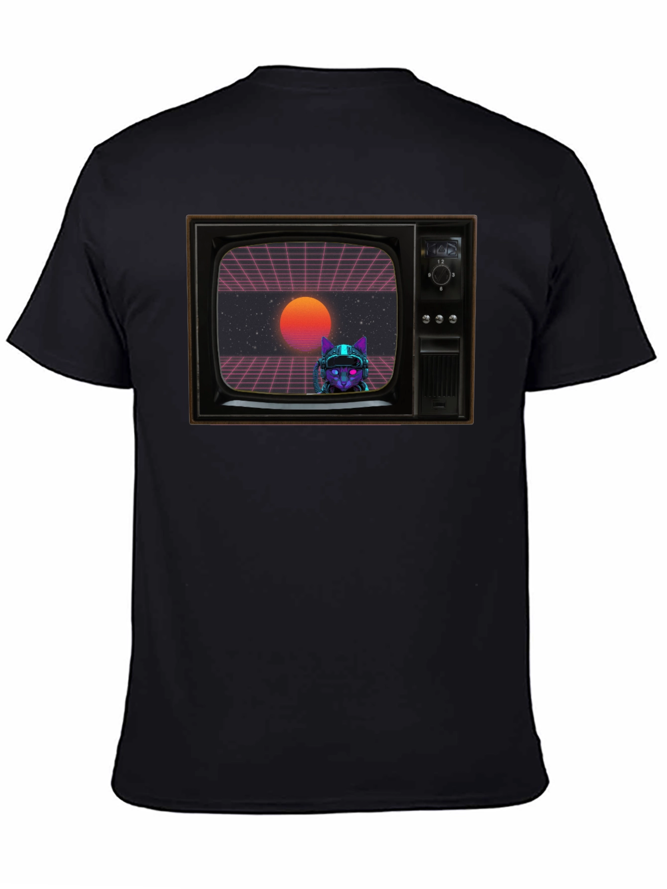 Retro Cyberpunk Cat T-Shirt
