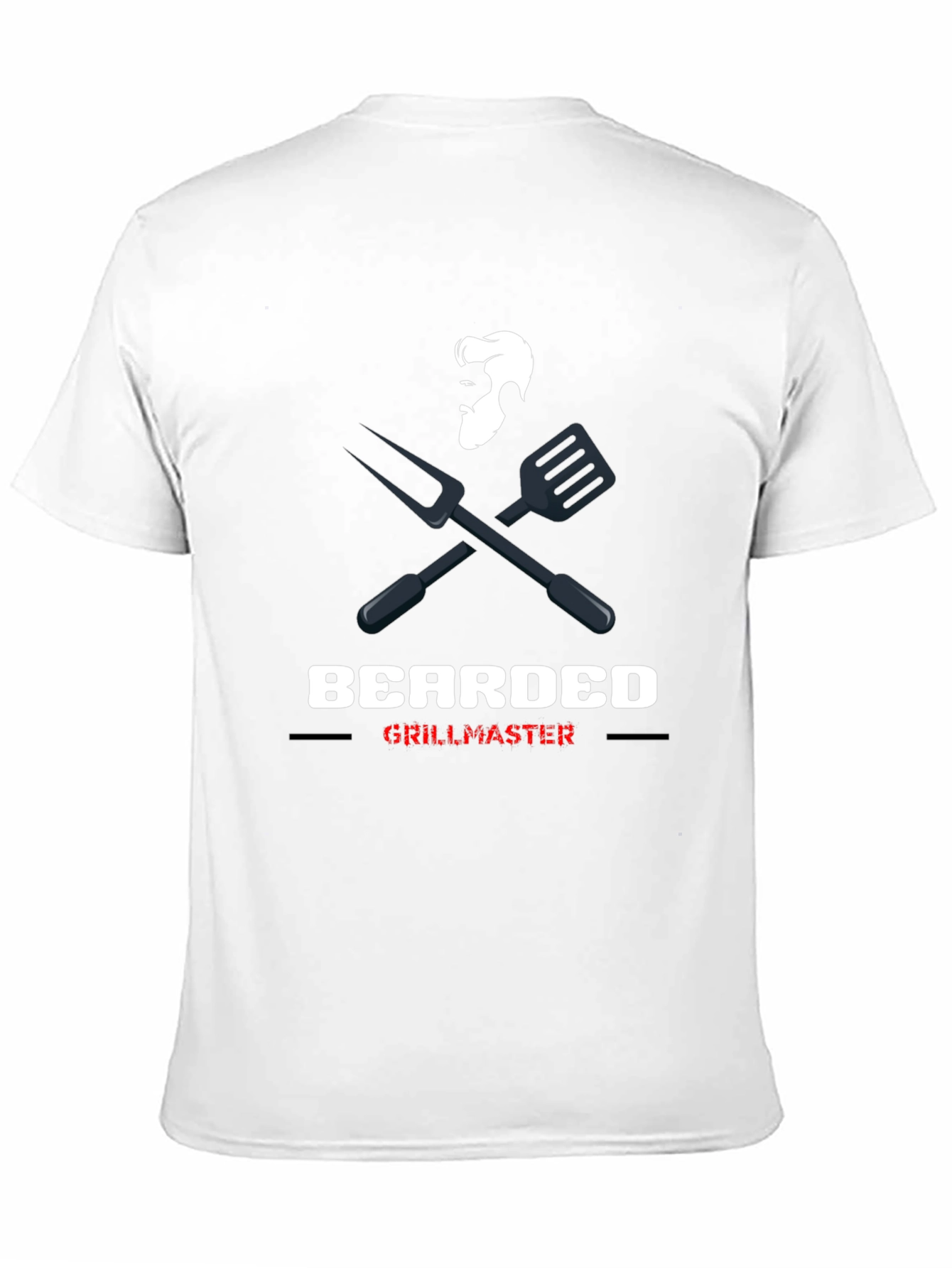 Bearded Grillmaster Graphic Tee - Black