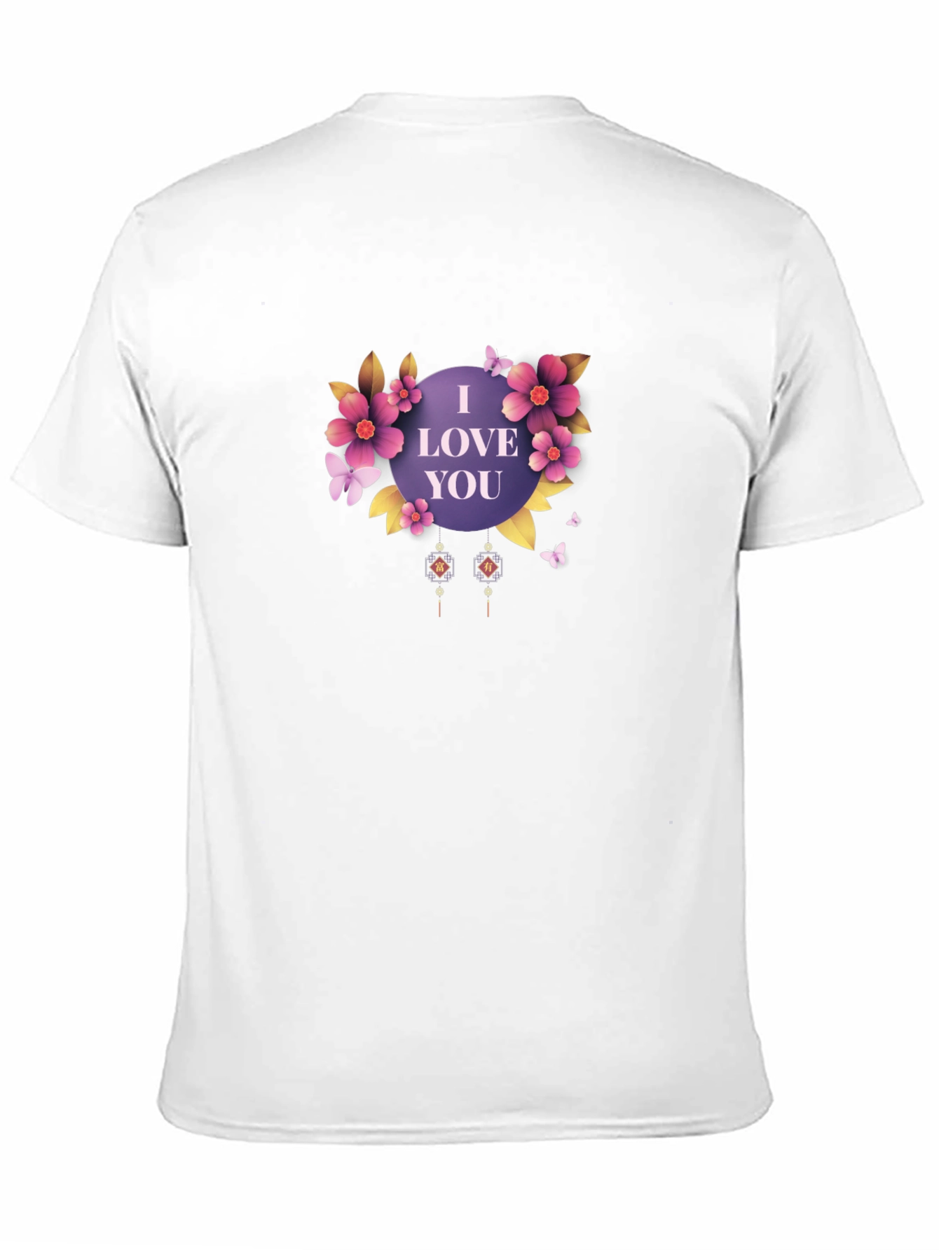 I Love You Floral T-Shirt