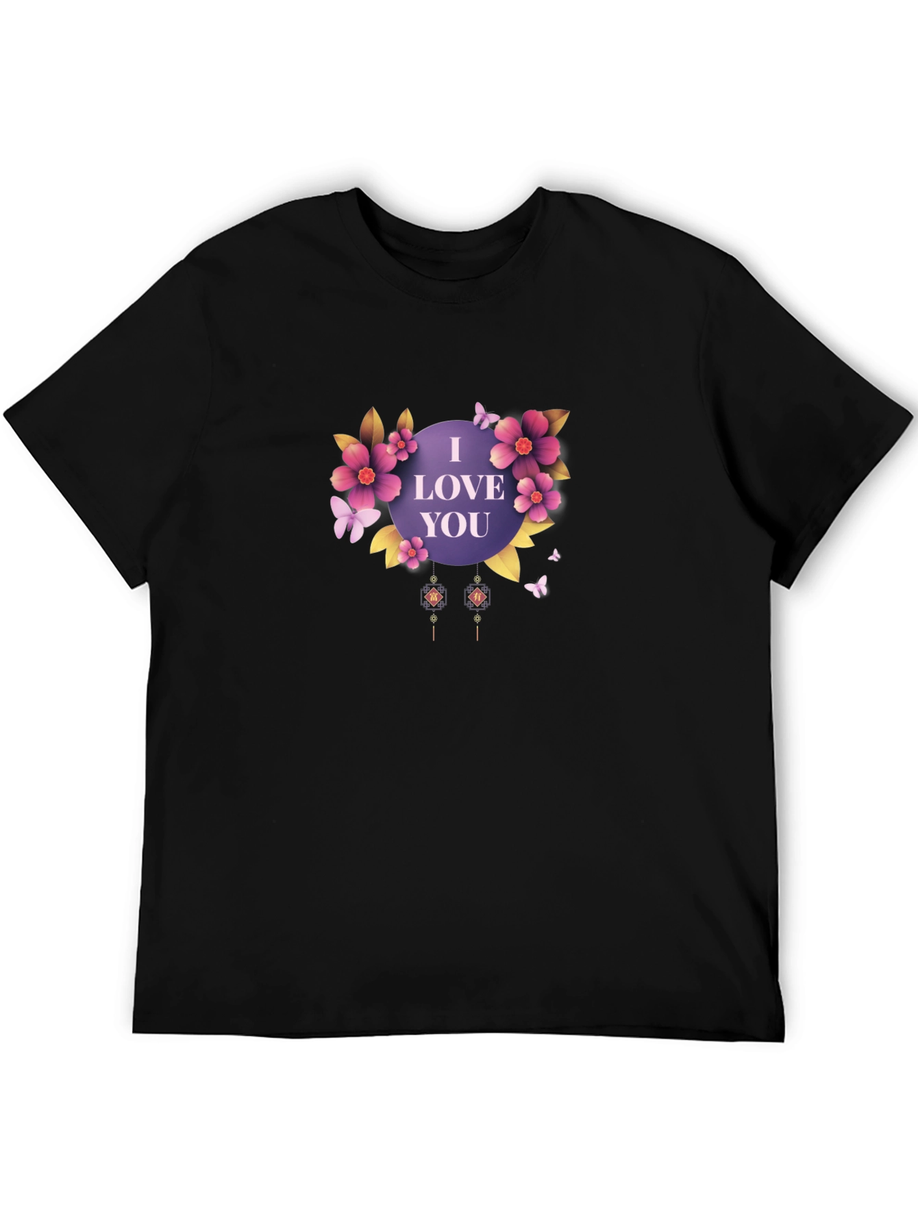 I Love You Floral T-Shirt