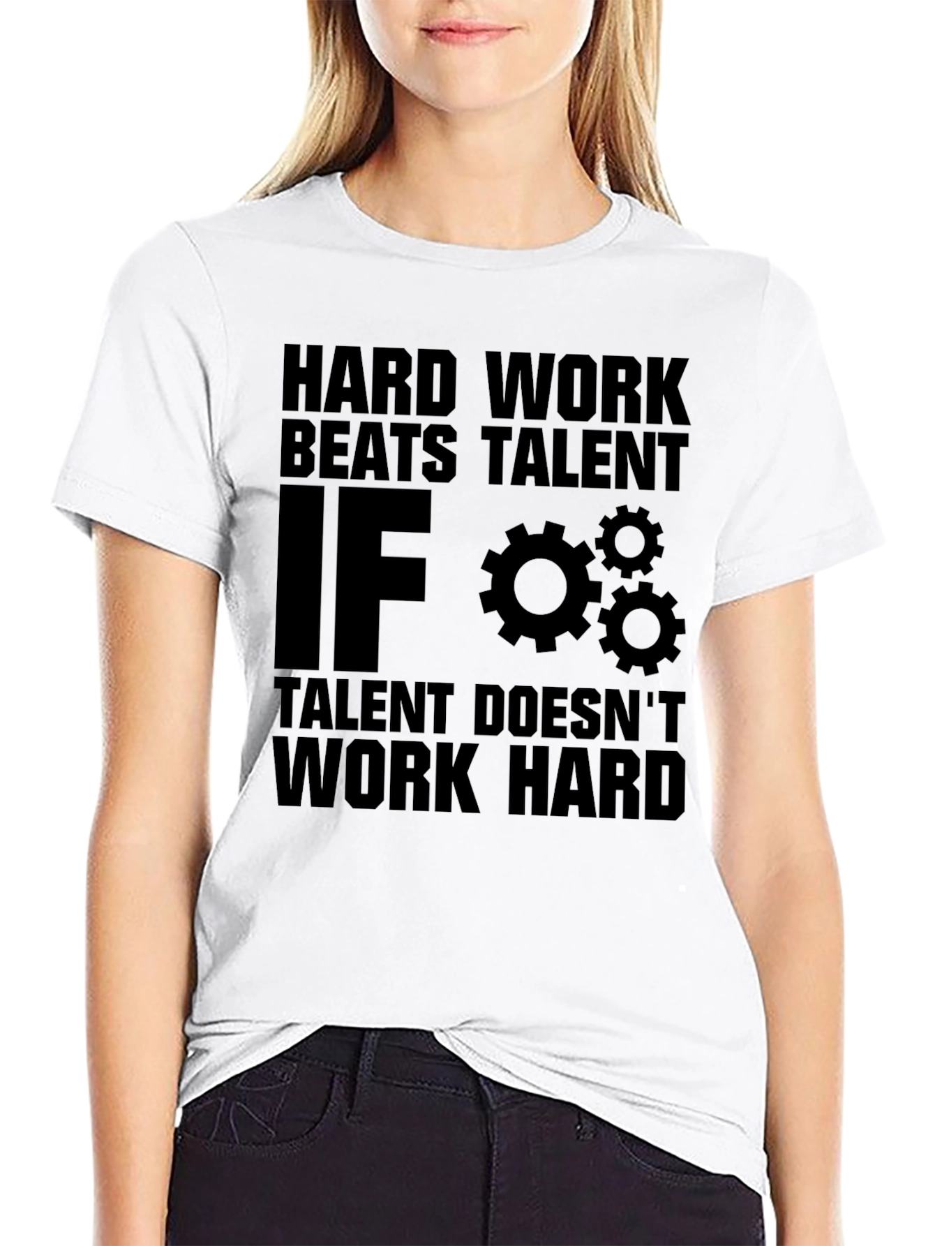 Hard Work Beats Talent Graphic T-Shirt