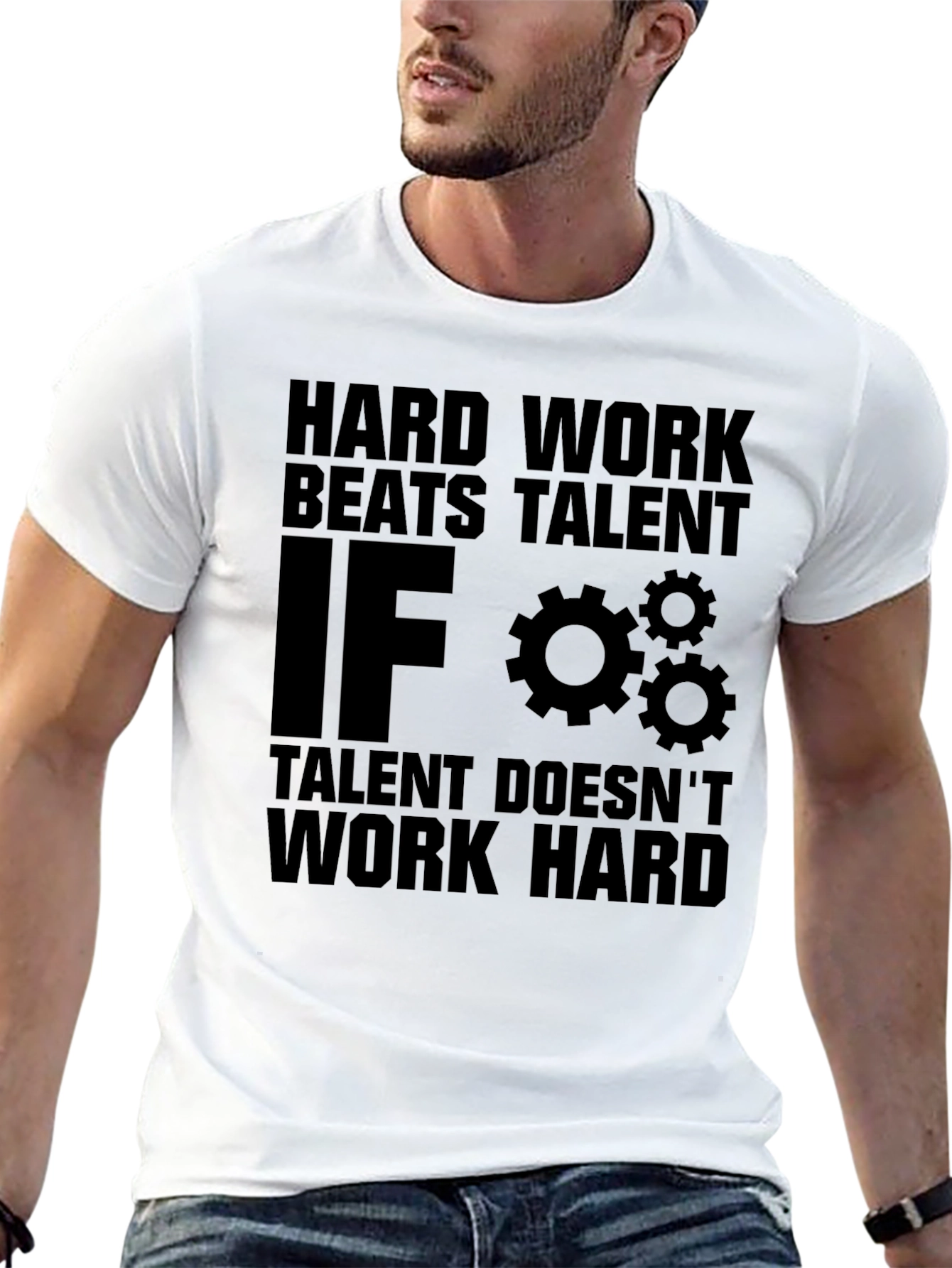 Hard Work Beats Talent Graphic T-Shirt