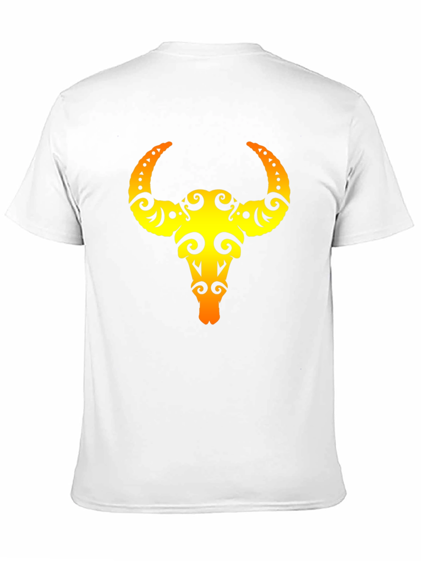 Bull Skull Graphic Tee - Black