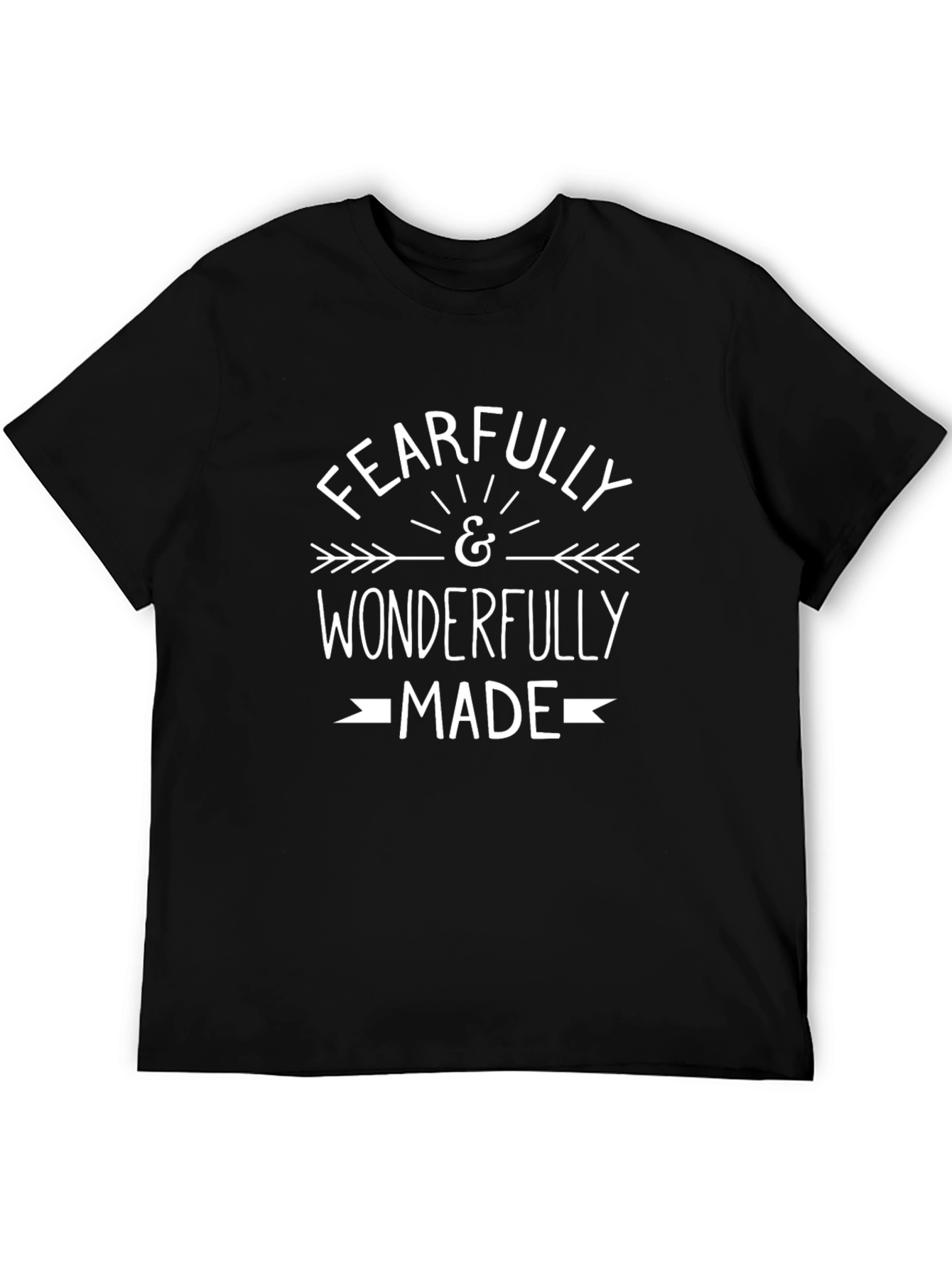 Fearfully & Wonderfully Made Black T-Shirt