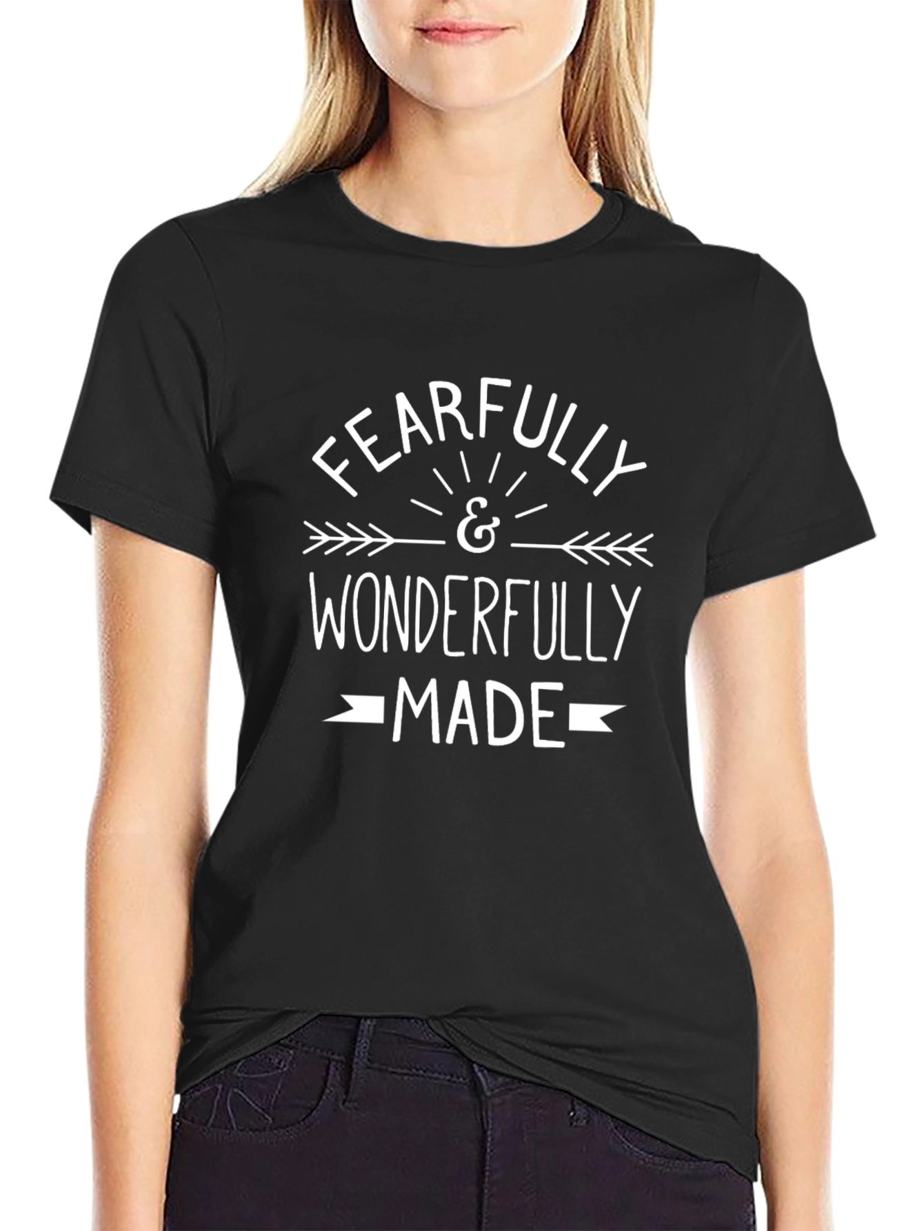 Fearfully & Wonderfully Made Black T-Shirt