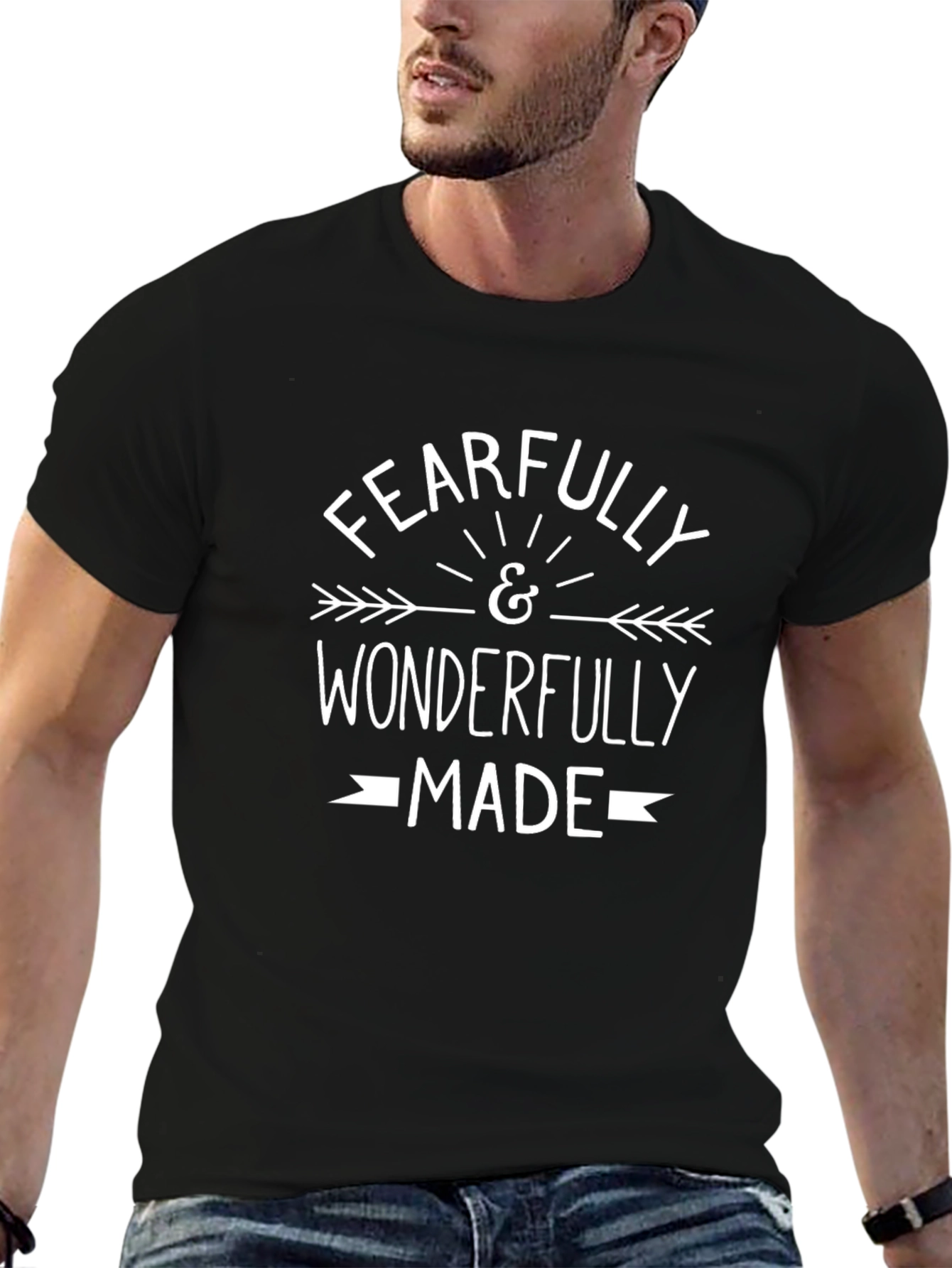 Fearfully & Wonderfully Made Black T-Shirt