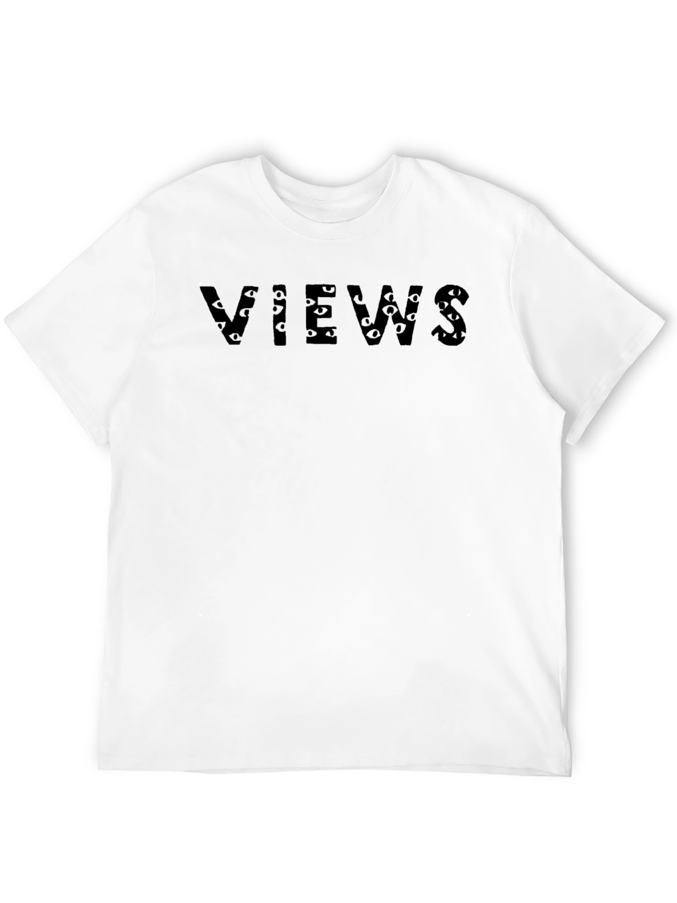 Views Graphic Print Mens Black T-Shirt