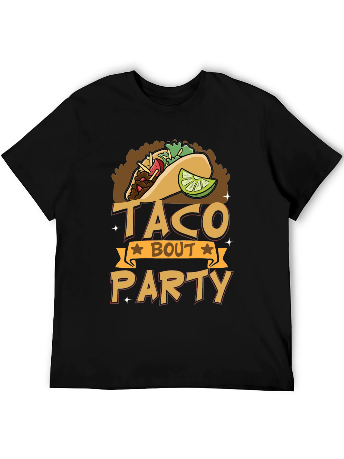 Taco Bout Party Graphic Tee - Black