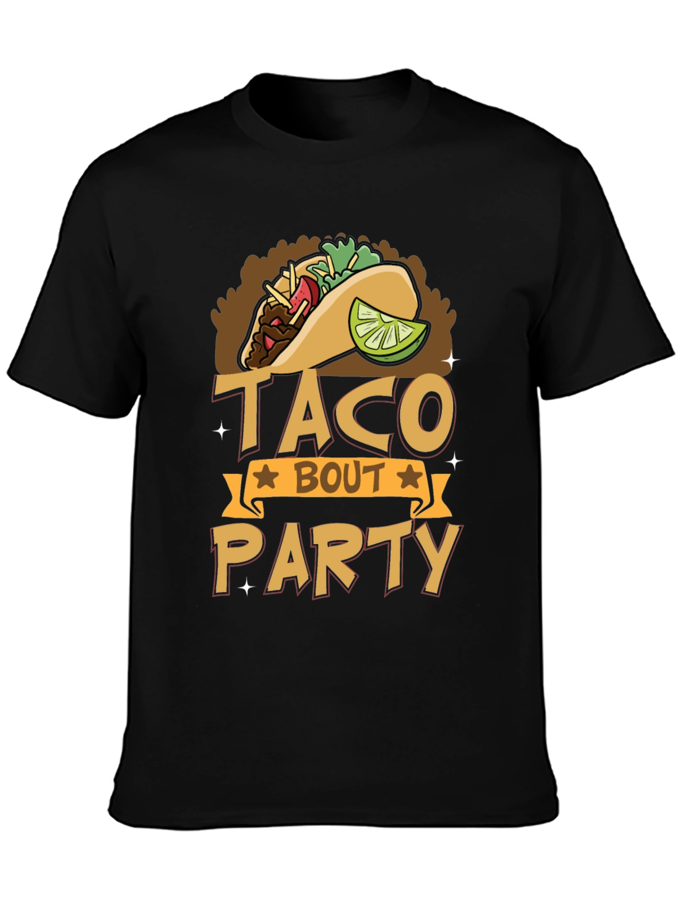 Taco Bout Party Graphic Tee - Black