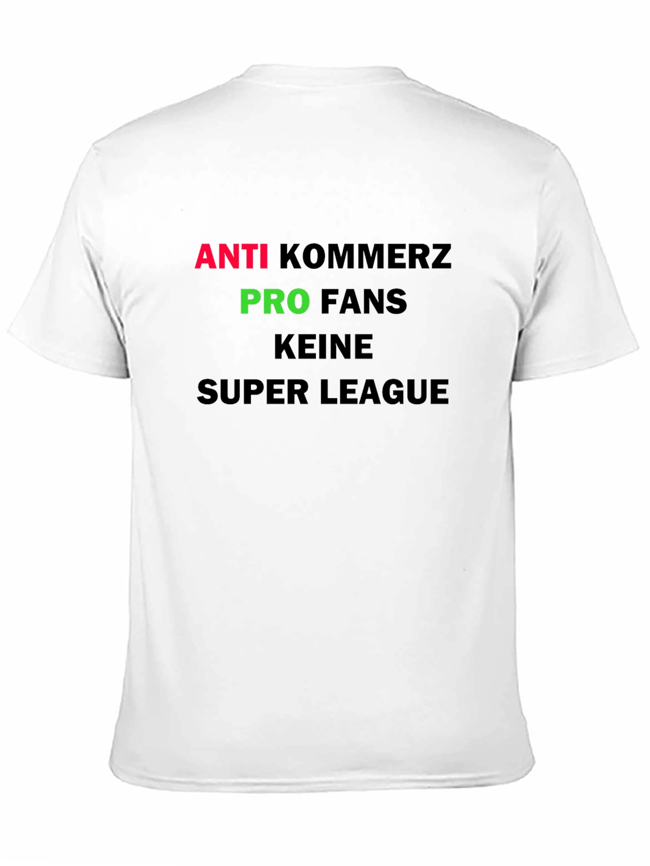 Anti Kommerz Pro Fans Super League Tee