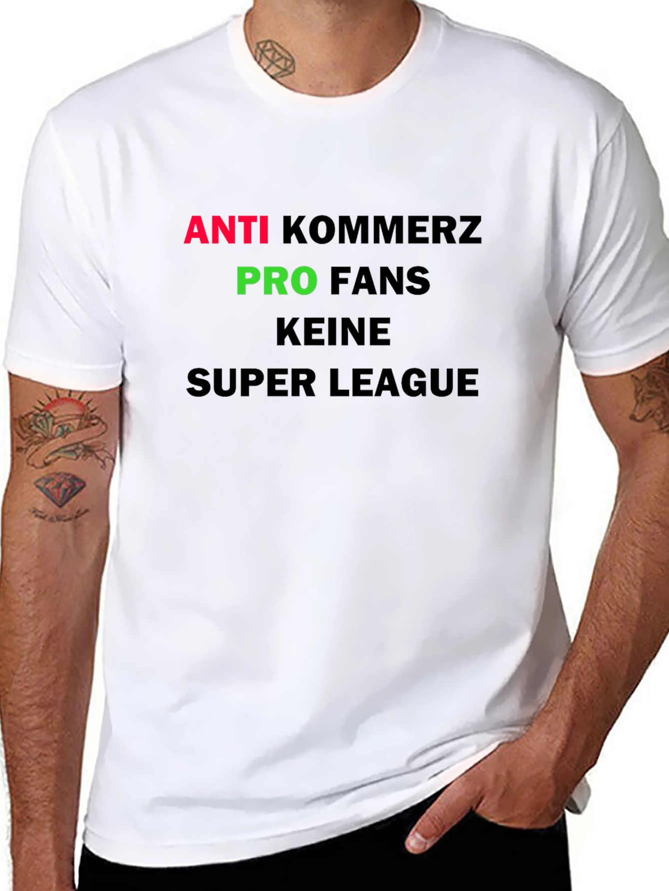 Anti Kommerz Pro Fans Super League Tee