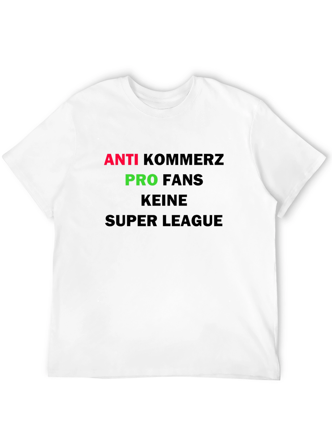 Anti Kommerz Pro Fans Super League Tee