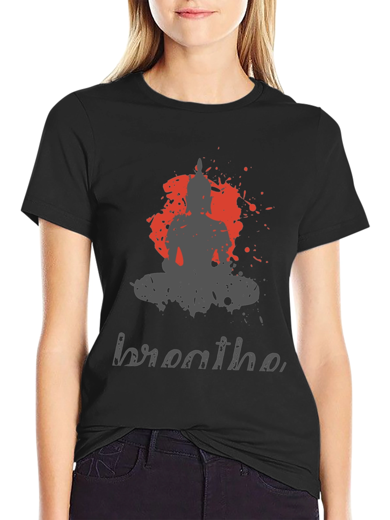 Breathe Graphic T-Shirt - Mens Black Tee