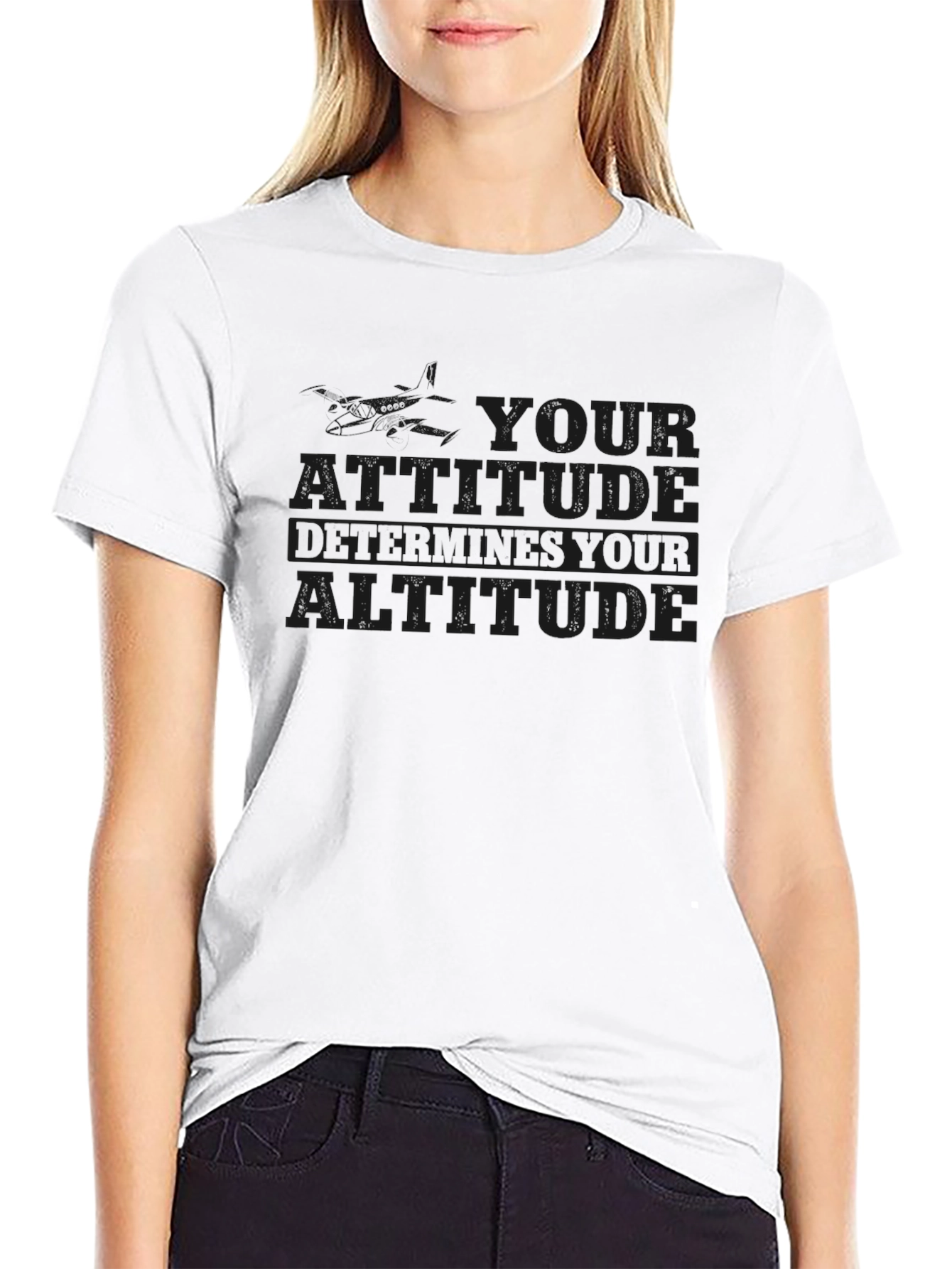 Attitude Determines Altitude Graphic Tee