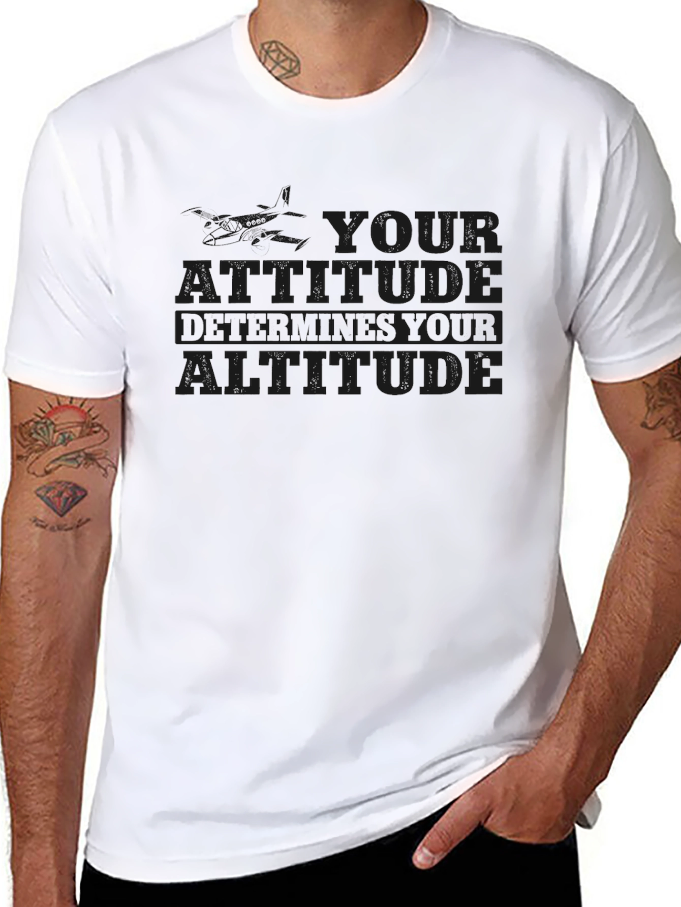 Attitude Determines Altitude Graphic Tee
