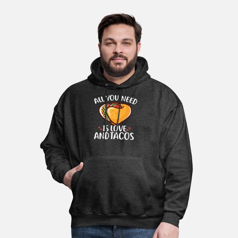 Tacos Valentine's Day Shirt Taco are My Valentine