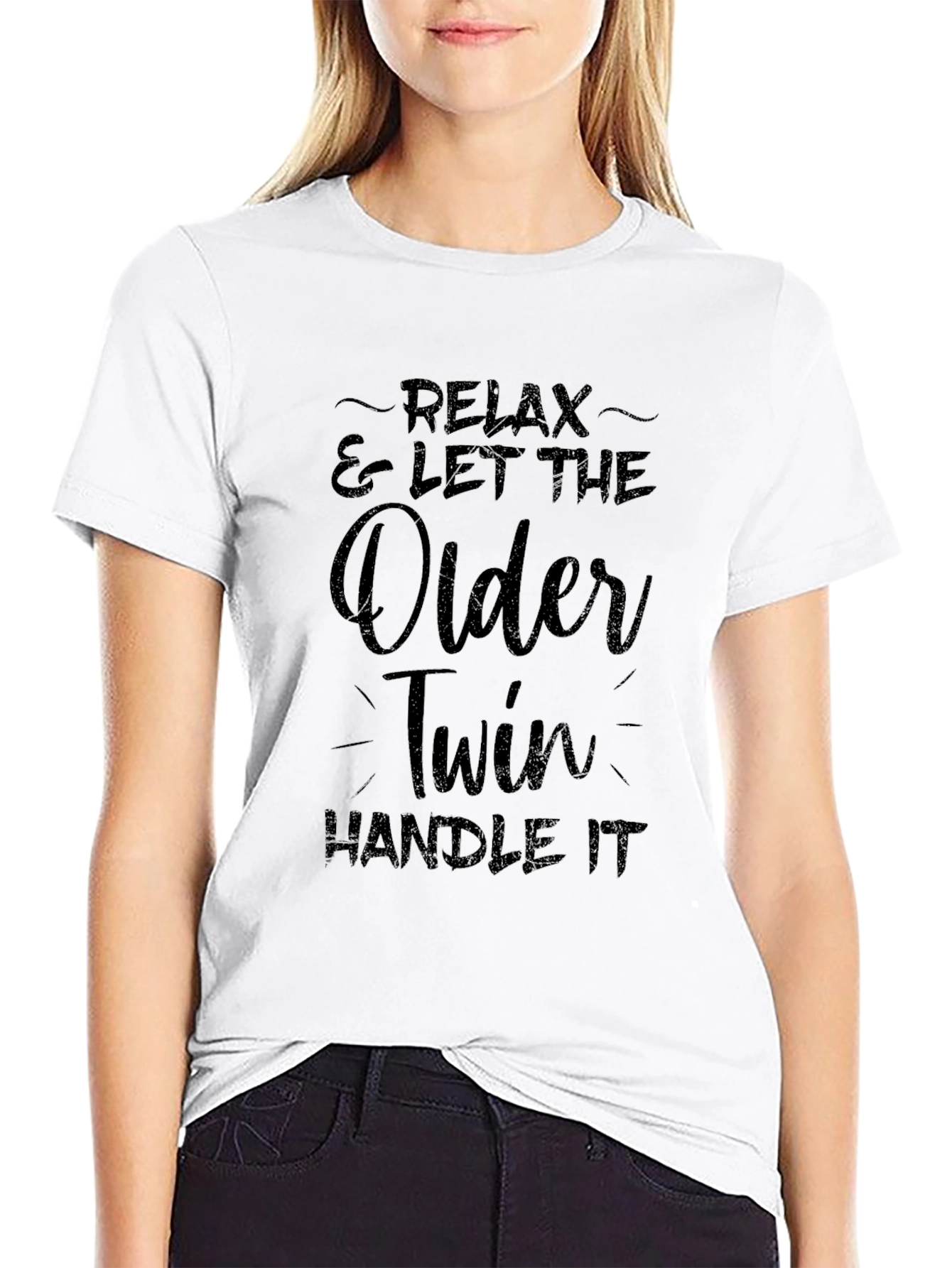 Relax Older Twin Handle It Graphic Tee