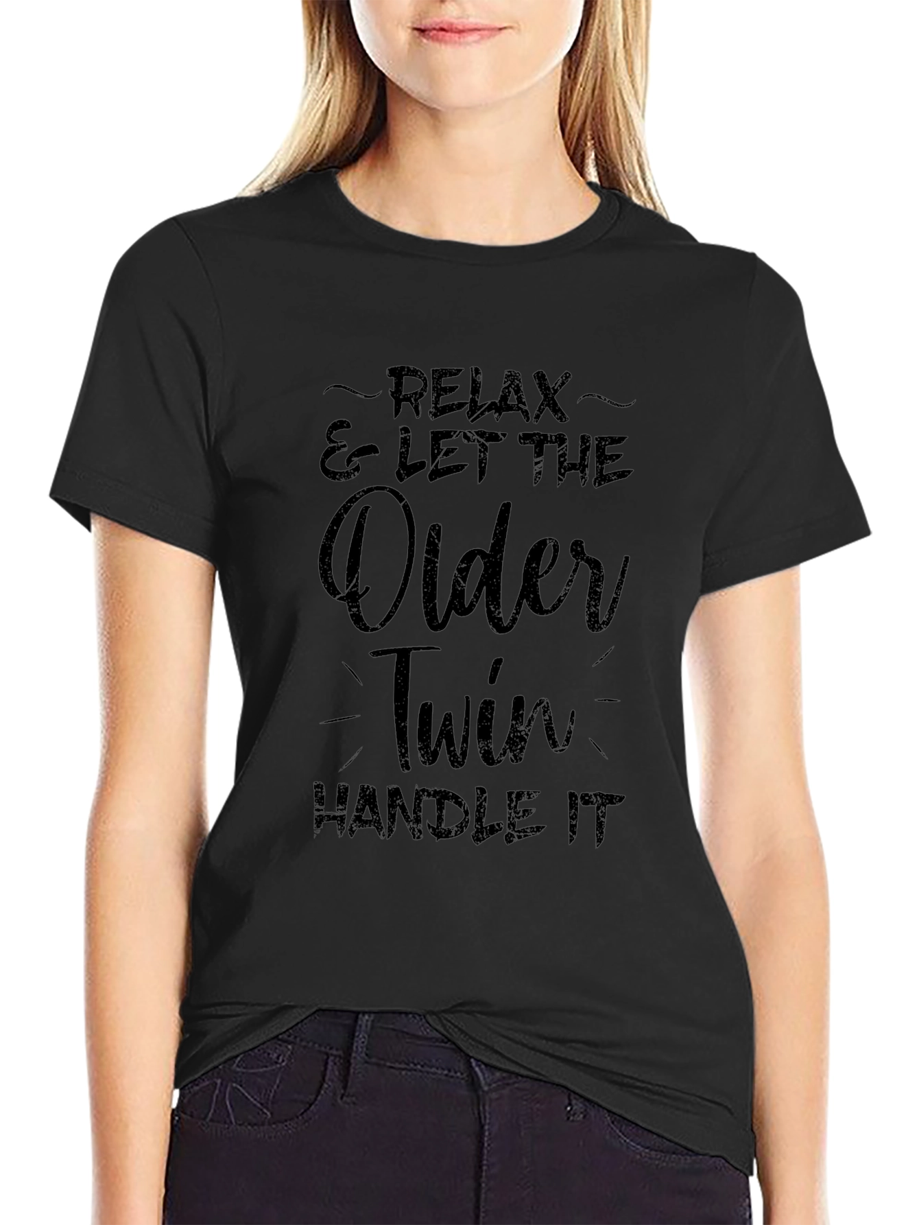 Relax Older Twin Handle It Graphic Tee