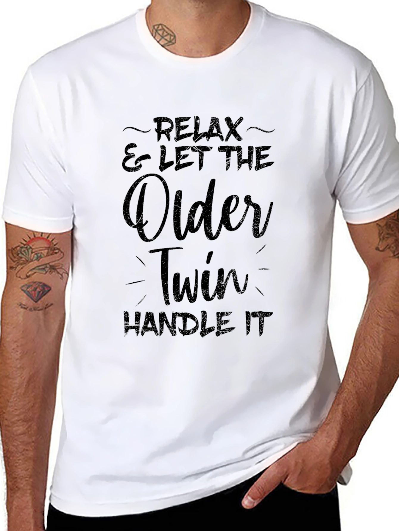 Relax Older Twin Handle It Graphic Tee