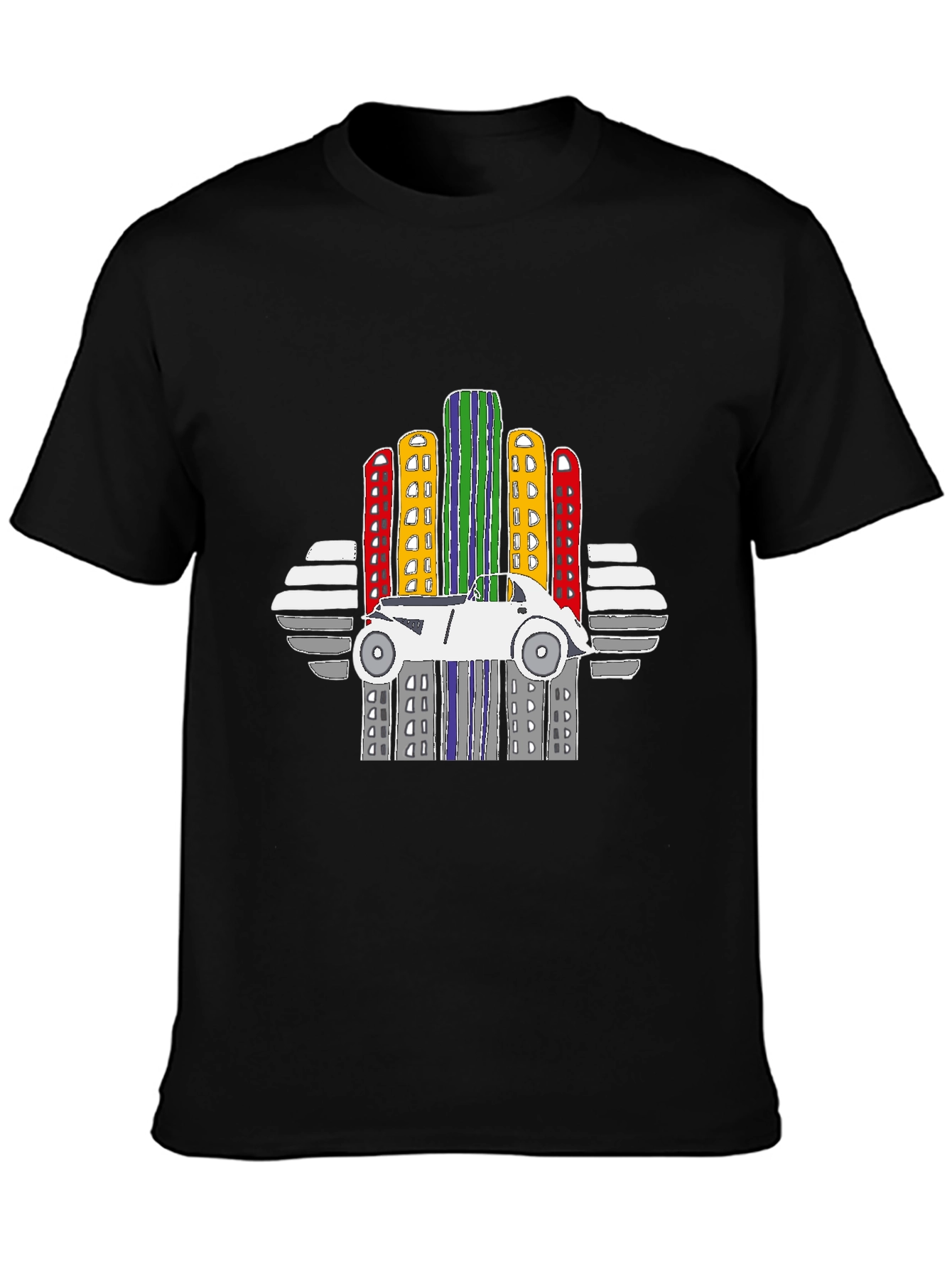 City Car Graphic T-Shirt