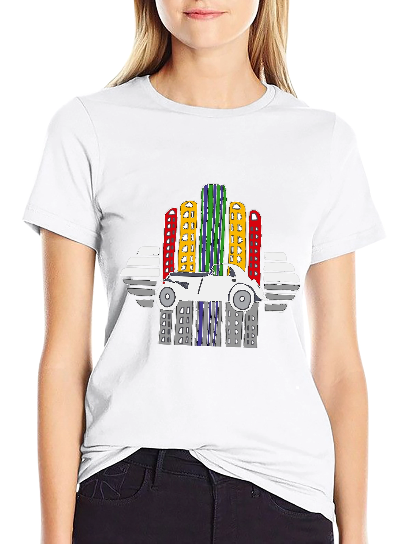City Car Graphic T-Shirt