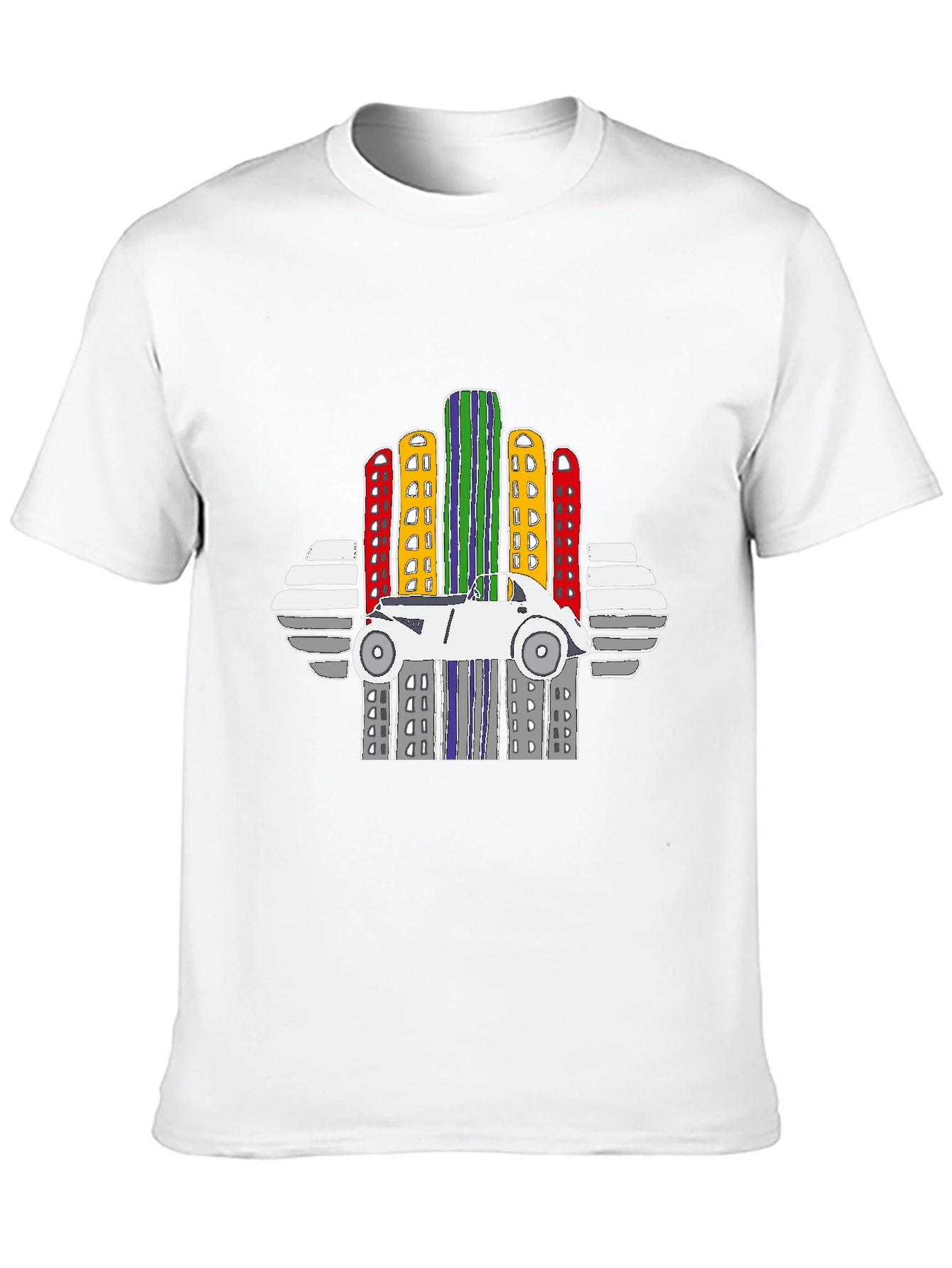 City Car Graphic T-Shirt