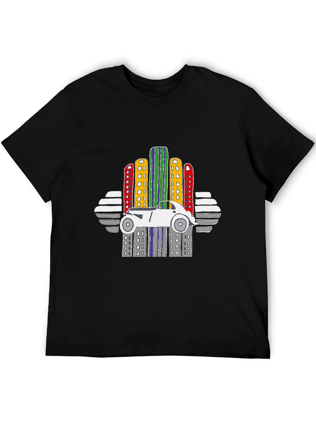 City Car Graphic T-Shirt