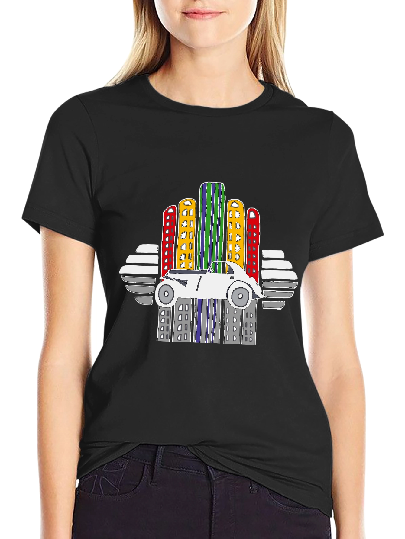 City Car Graphic T-Shirt
