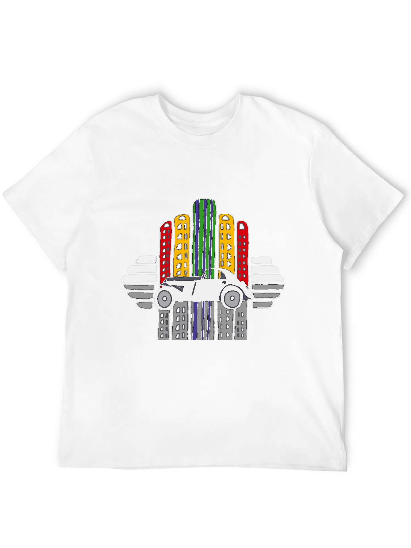 City Car Graphic T-Shirt
