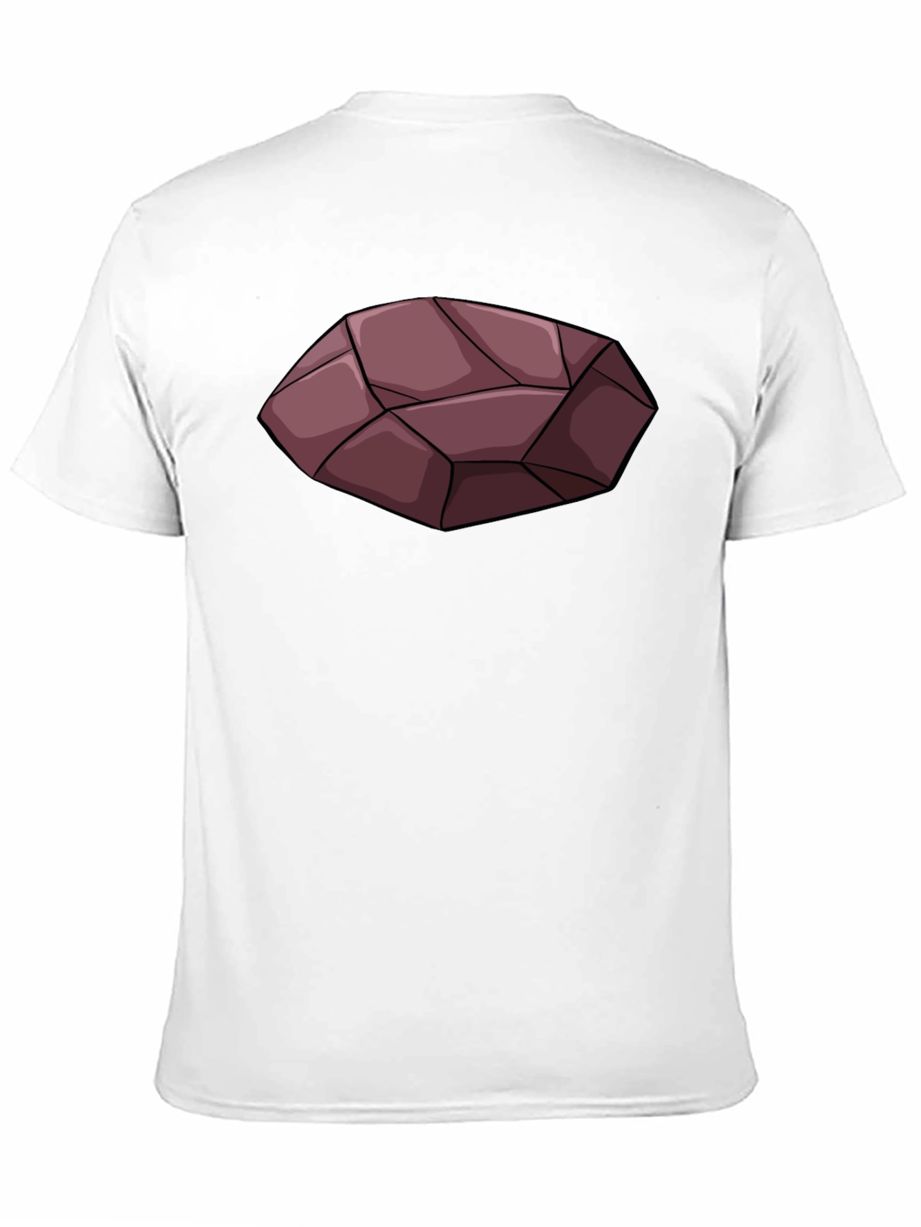 Maroon Rock Graphic Black T-Shirt