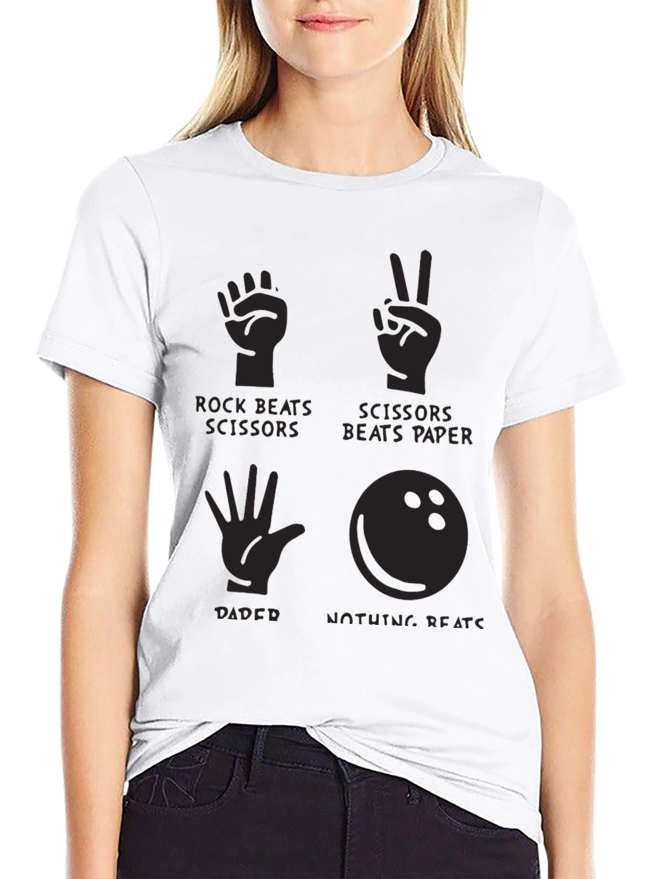 Rock Paper Scissors Bowling T-Shirt