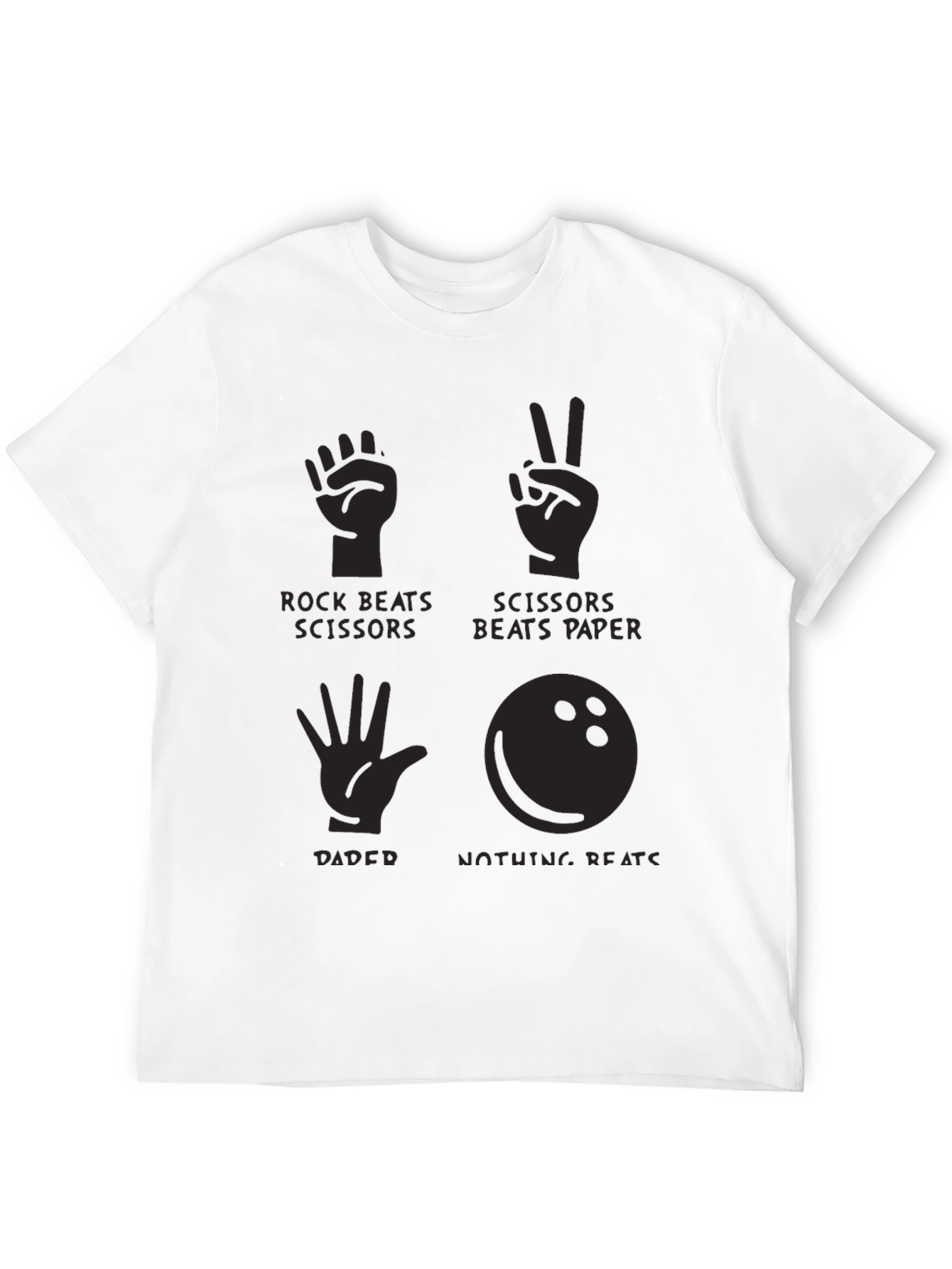 Rock Paper Scissors Bowling T-Shirt